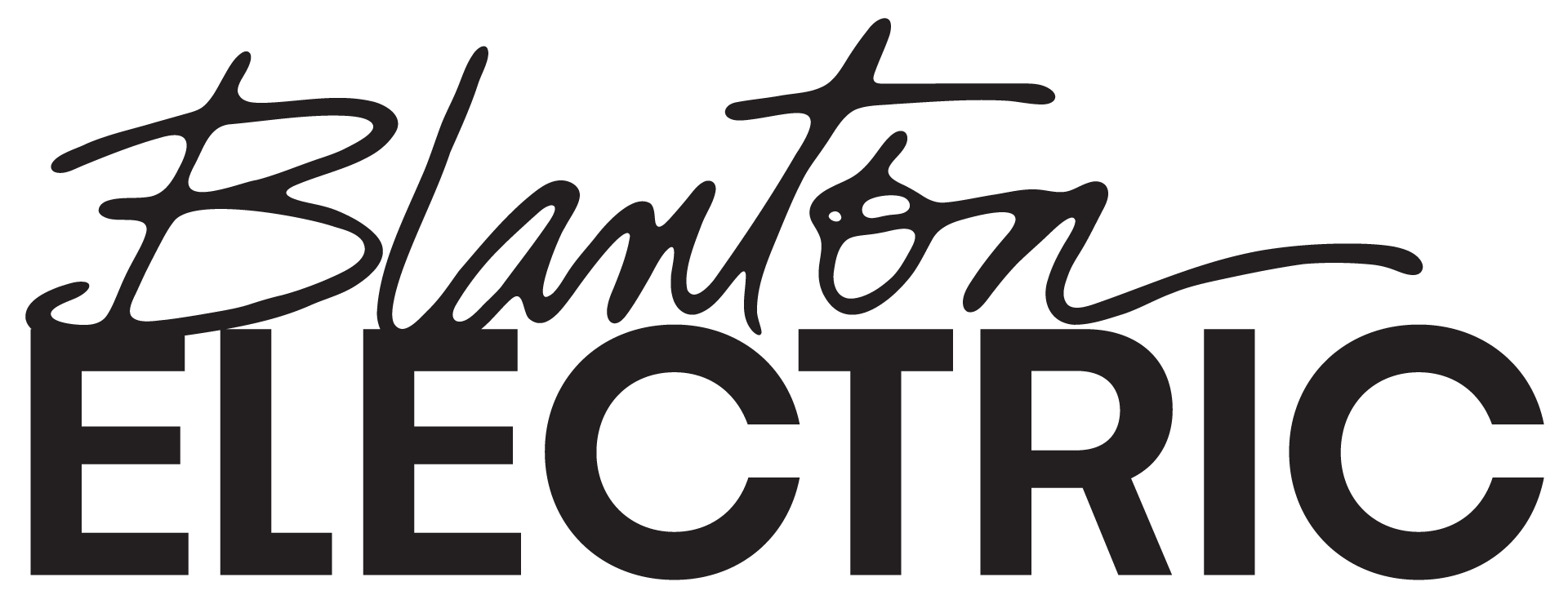 Blanton Electric Leithcfield KY - Black Logo